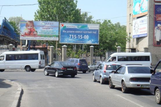 Фото рекламной плоскости по адресу Ул. Среднефонтанская / ул. Семинарская