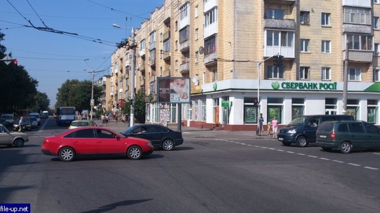 Фото рекламной плоскости по адресу Согласия пл., 3/75 (Сбербанк)