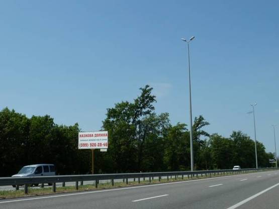 Фото рекламної площини за адресою трасса Киев-Житомир_км 30+100_левый // из Киева