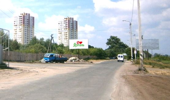 Фото рекламной плоскости по адресу ул. Г.Сковороды, выезд из Ирпеня в сторону Дмитровки, возле новостроек