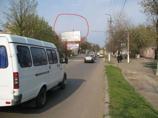 Фото рекламної площини за адресою ул.Измаильская, Маслозавод, ул.Измаильская, р-н Маслозавода, к-р "Комсомолец", Исток,"Тополек". к Рынку