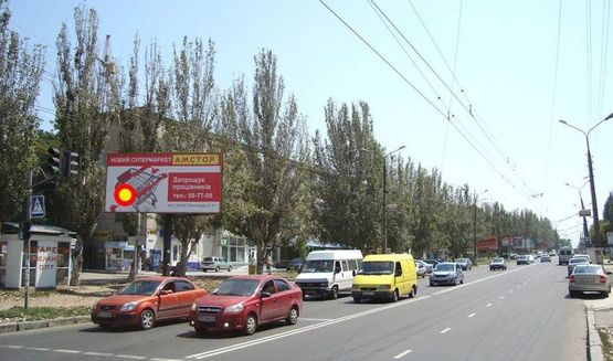 Фото рекламної площини за адресою пр.Мира - рынок «Колос» под 45 град., ст.Б