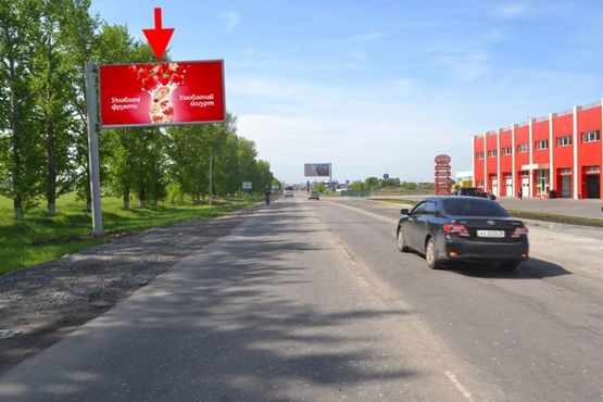 Фото рекламної площини за адресою ул. Леся Сердюка -окружная дорога-2- въезд в город со ст пос. Циркуны