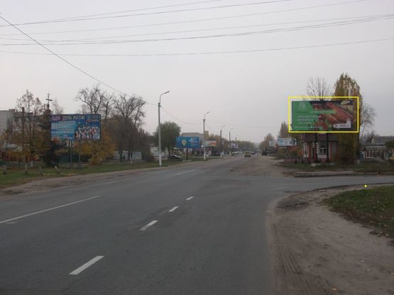 Фото рекламной плоскости по адресу вул. Декабристів, 68 поворот на хлібзавод