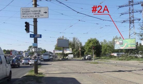 Фото рекламной плоскости по адресу пр.Богоявленский- ул.Строителе, ст.А