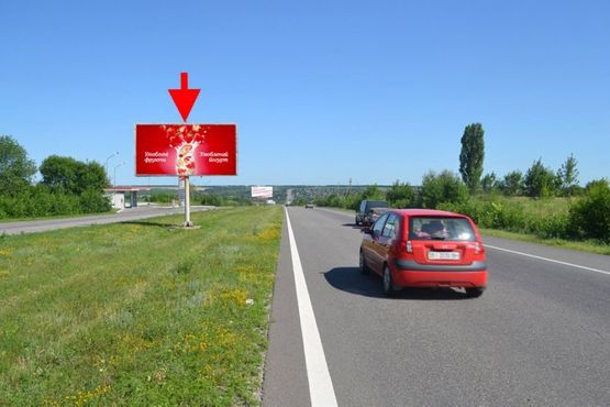 Фото рекламної площини за адресою Московский пр-т - Ростовская трасса -АЗС Аэлита-1-выезд из города