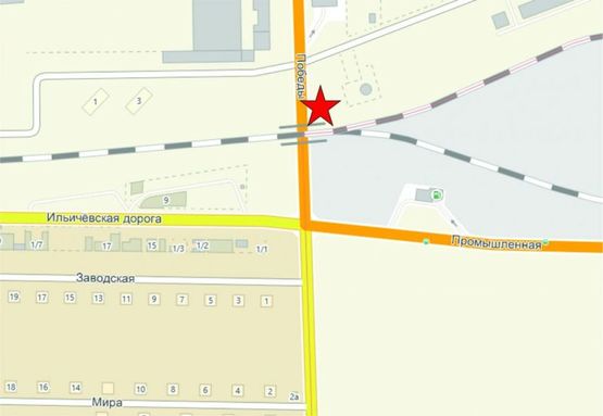 Фото рекламної площини за адресою Черноморск / ул. Победы №2 (въезд в город)