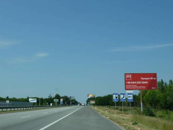 Фото рекламної площини за адресою трасса Киев-Житомир_км 27+050_правый // из Киева