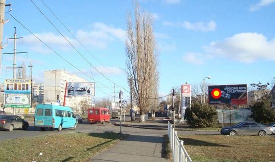 Фото рекламной плоскости по адресу Пограничная-Садовая (АЗС), стА