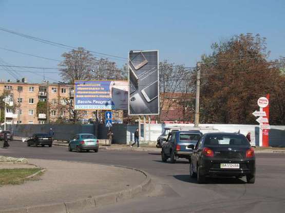 Фото рекламной плоскости по адресу Преображенська вул. - Луначарського вул. (Луначарського вул.)