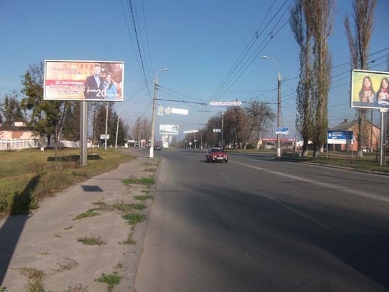 Фото рекламной плоскости по адресу ул. Киевская - ул. Сергея Зулинського