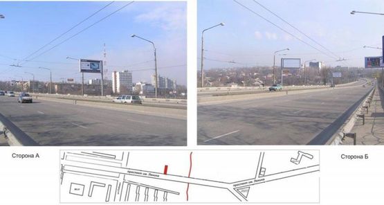 Фото рекламной плоскости по адресу пр.Ленина-Победы