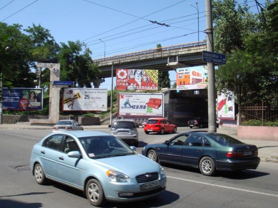 Фото рекламної площини за адресою ул. Приморская / пер. Газовый №3