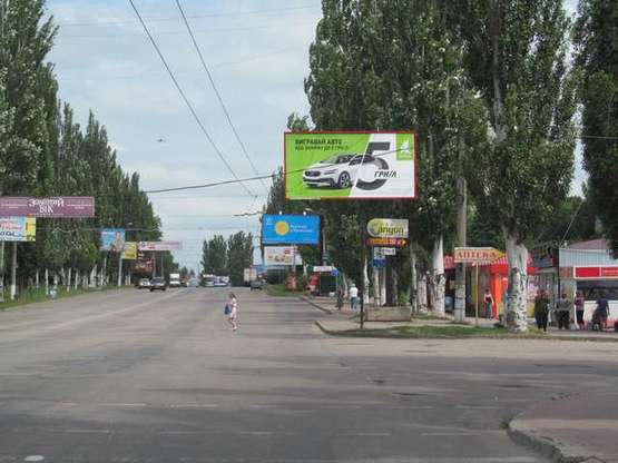 Фото рекламной плоскости по адресу Полтавська вул. - Кропивницького вул.