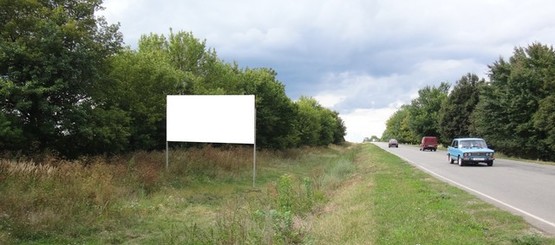Фото рекламной плоскости по адресу Выезд из города в направлении г. Шостка