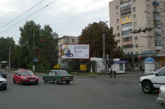 Фото рекламной плоскости по адресу Степана Бандери просп. - Слівенська вул.