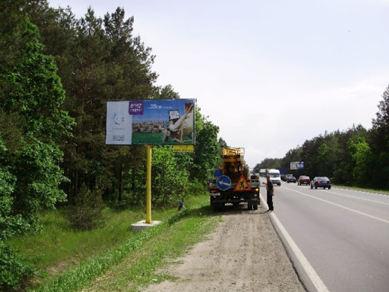 Фото рекламної площини за адресою трасса Киев-Обухов_км 34+750_левый // из Киева