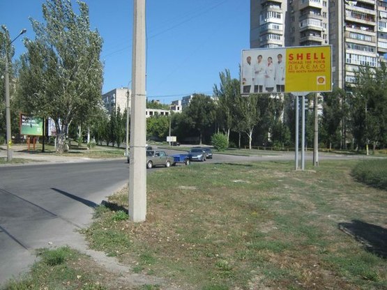 Фото рекламной плоскости по адресу вул.Дніпровська - Набережна магістраль (коло), ст.Б