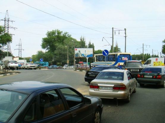 Фото рекламної площини за адресою Дальницкое шоссе / ул. Крайняя (Рынок) №1