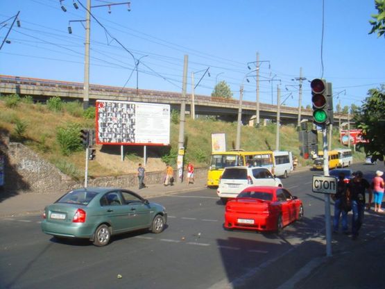 Фото рекламной плоскости по адресу ул. Приморская №61а / Станция