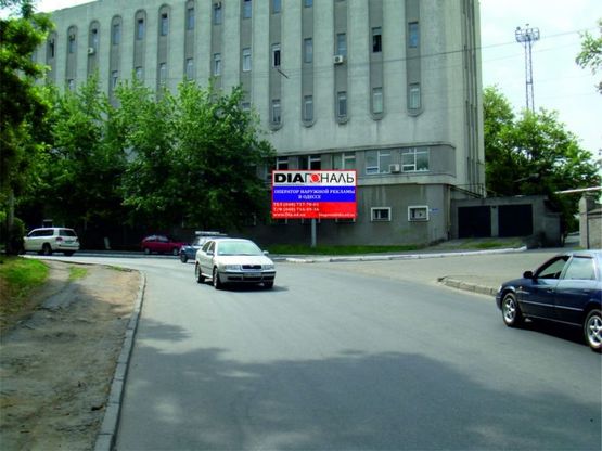 Фото рекламной плоскости по адресу ул.Заньковецкой / сквер Георгия Гамова