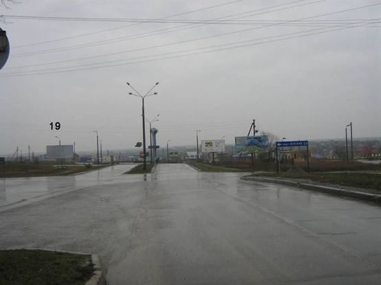 Фото рекламної площини за адресою г.Южный, Кольцевая развязка, до споворота, якорь, слева