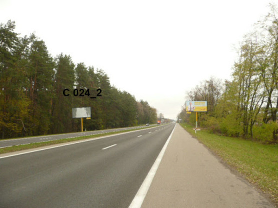 Фото рекламной плоскости по адресу трасса Киев-Чернигов_км 43+500_левый // из Киева