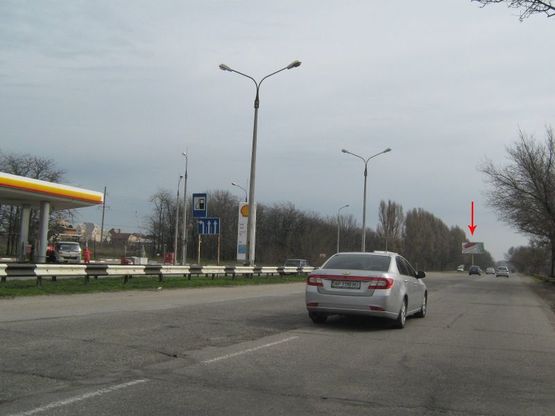 Фото рекламной плоскости по адресу Тиражная - АЗС Шелл