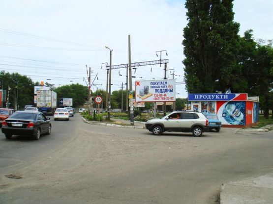 Фото рекламной плоскости по адресу Дальницкое шоссе / ул. Заднепровского / Дальницкий переезд