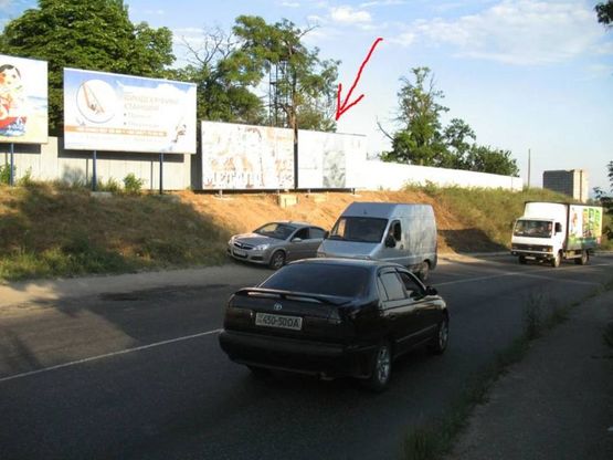 Фото рекламної площини за адресою Каролино-Бугаз, Погранчасть, у забора