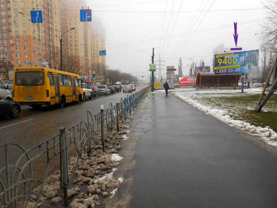 Фото рекламної площини за адресою ул. Красногвардейская / ул. Красноткацкая, направление  ст.м. Черниговская