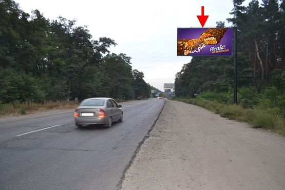 Фото рекламної площини за адресою ул.Залютинская -развязка с окружной-флажок№3-въезд в город со ст. Солоницевки