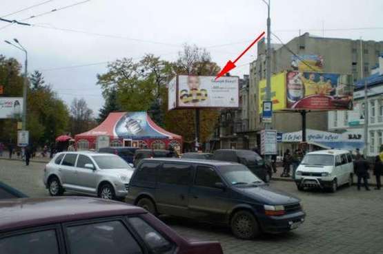 Фото рекламной плоскости по адресу Привокзальна пл.