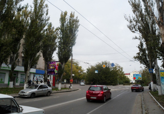 Фото рекламной плоскости по адресу Привокзальная пл. - Ушакова пр.