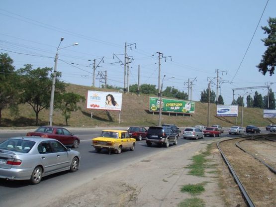 Фото рекламної площини за адресою ул. Балковская / Пересыпь / Херсонский Сквер № 1