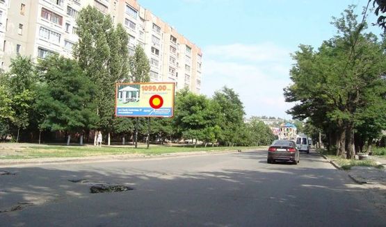 Фото рекламной плоскости по адресу Херсонское шоссе - ул.Генерала Свиридова, Выезд из города, стБ