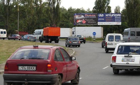 Фото рекламной плоскости по адресу Харьковская площадь (А) правый