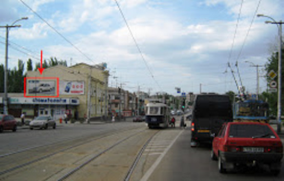 Фото рекламной плоскости по адресу Пр.Ленина(Соборный)_Стоматология