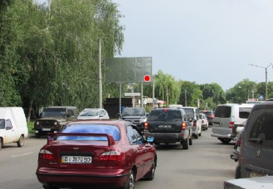 Фото рекламной плоскости по адресу Грушевского М. ул., 6