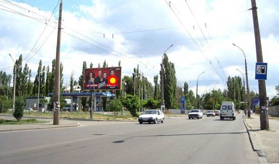 Фото рекламной плоскости по адресу Генер Карпенко-АЗС Новый, под 90 град., стБ