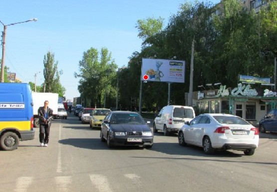Фото рекламной плоскости по адресу Грушевского М. ул., 6