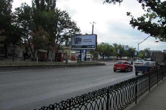 Фото рекламной плоскости по адресу Богоявленський просп. (Жовтневий просп.) - Корабелів просп.