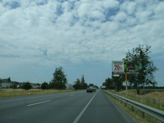 Фото рекламної площини за адресою трасса Киев-Ковель-Ягодин_км 31+400_правый // из Киева