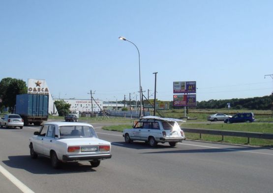 Фото рекламної площини за адресою Киевское шоссе / СГ "Новая Линия" / АЗС