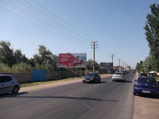 Фото рекламної площини за адресою Затока, р-н Лиманская, Лунапарк,  Аквапарк, въезд со стороны Одессы