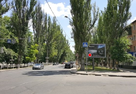 Фото рекламной плоскости по адресу Ушакова пр. - Железнодорожная ул.