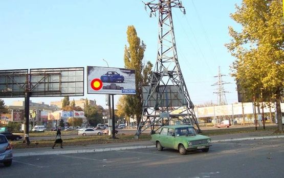 Фото рекламной плоскости по адресу Кольцо Автовокзал (пр.Мира - пр.Богоявленский), ст.Б Сторона обращена к пешеходам