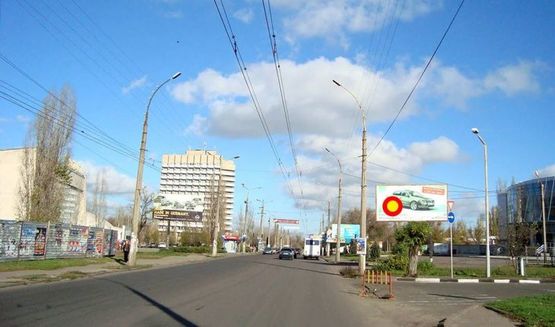 Фото рекламної площини за адресою Генер Карпенко-АЗС Новый, под 90 град., стА