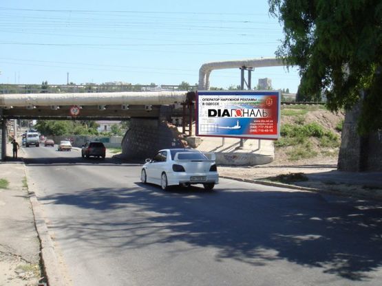 Фото рекламної площини за адресою ул. Краснослободской спуск (в центр) №2