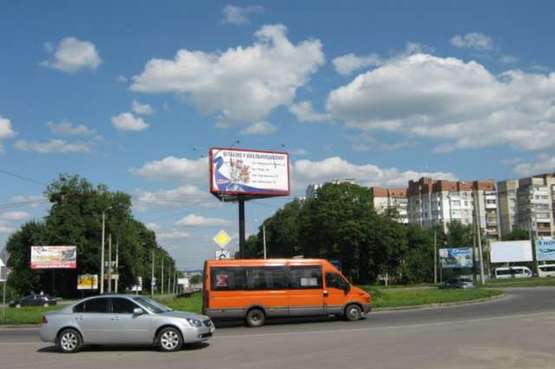 Фото рекламной плоскости по адресу Львівське шосе - Західна Окружна вул. (від Львова)